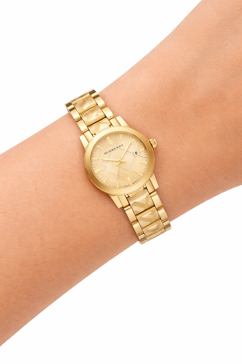 Burberry 26mm Ladies The City Gold