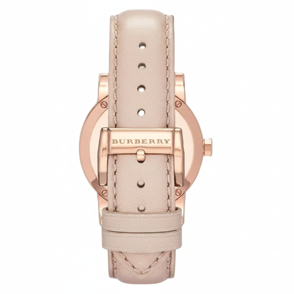 Burberry 34mm Ladies The City Leather Beige