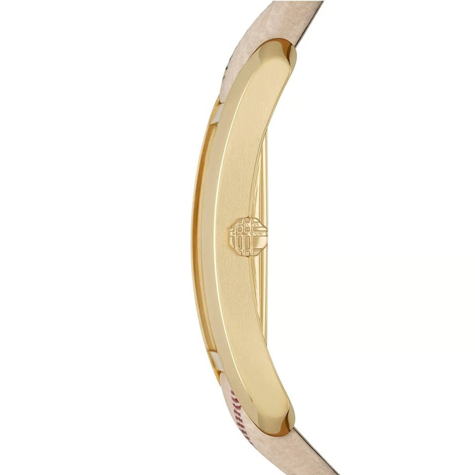Burberry 20mm Ladies Pioneer Leather Gold