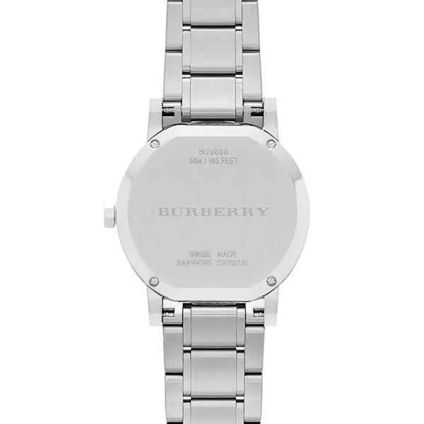 Burberry 38mm Unisex The City Large Silver