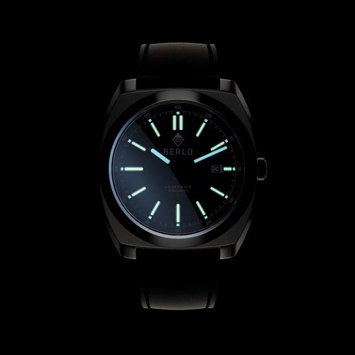 Berlo  36mm Unisex Uprise Silver