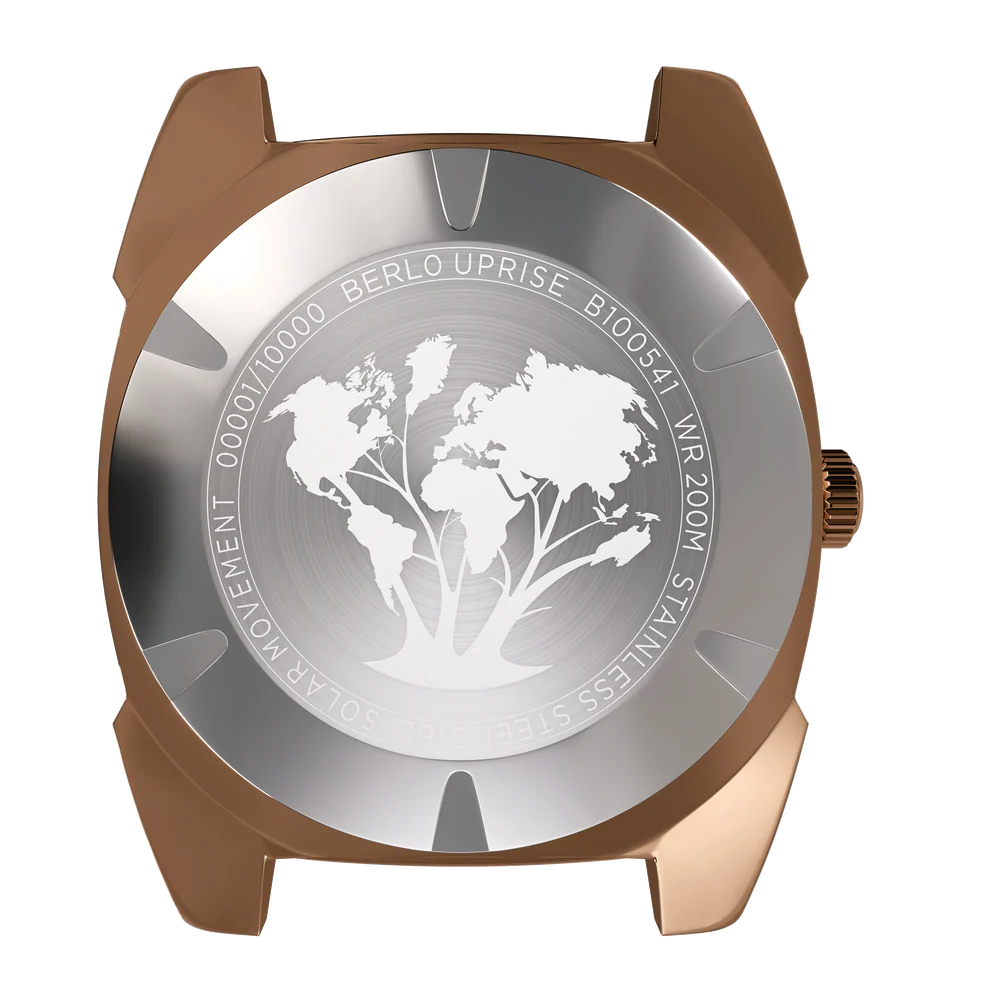 Berlo 36mm Unisex Uprise Rose Gold