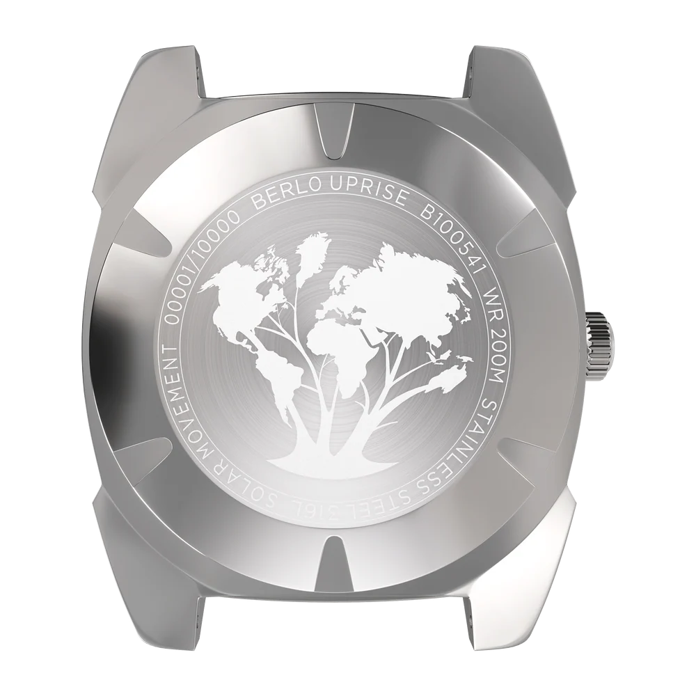 Berlo  36mm Unisex Uprise Silver