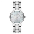 Burberry 34mm Ladies The City - Crystal/Pearl Silver