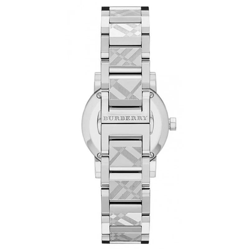 Burberry 26mm Ladies The City Pattern Silver