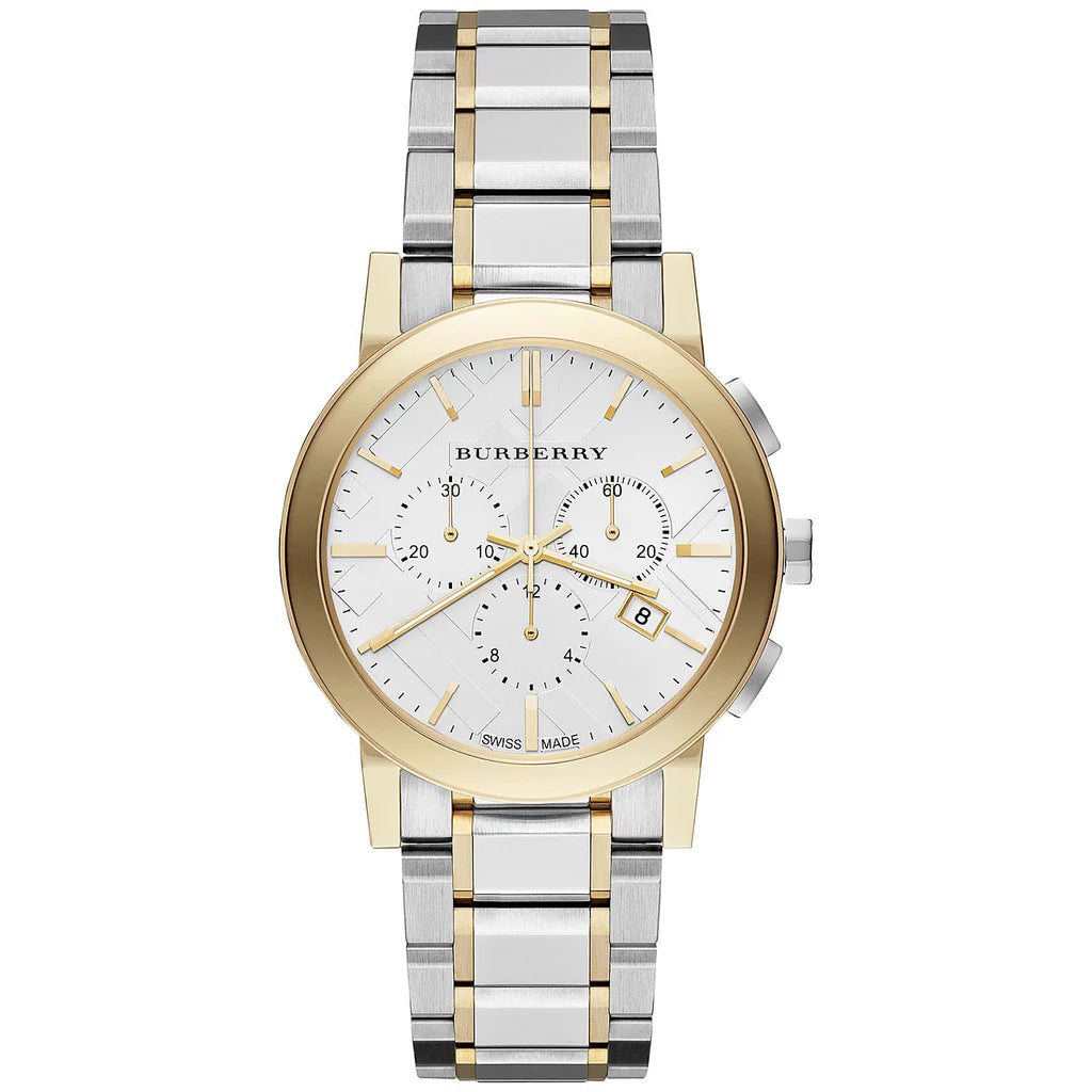 Burberry 38mm Unisex The City Two-tone Gold/Silver
