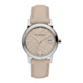 Burberry 34mm Ladies Heritage Check Dial Beige