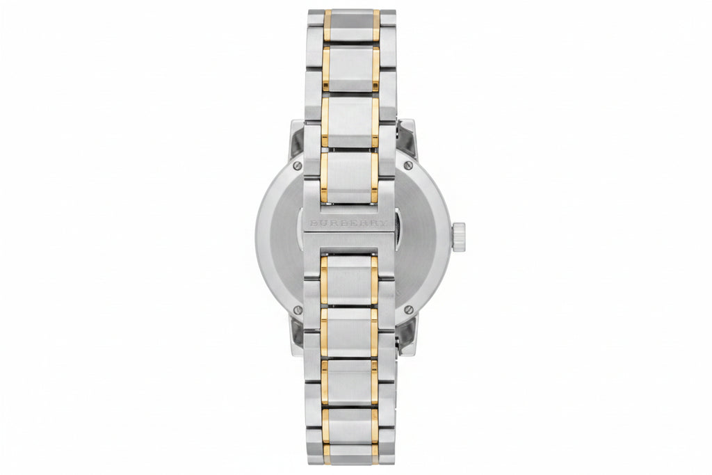 Burberry 34mm ladies The City Two Tone Silver/Gold