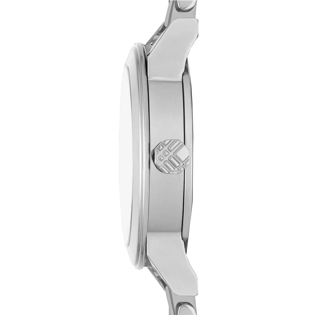 Burberry 26mm Ladies The City Pattern Silver