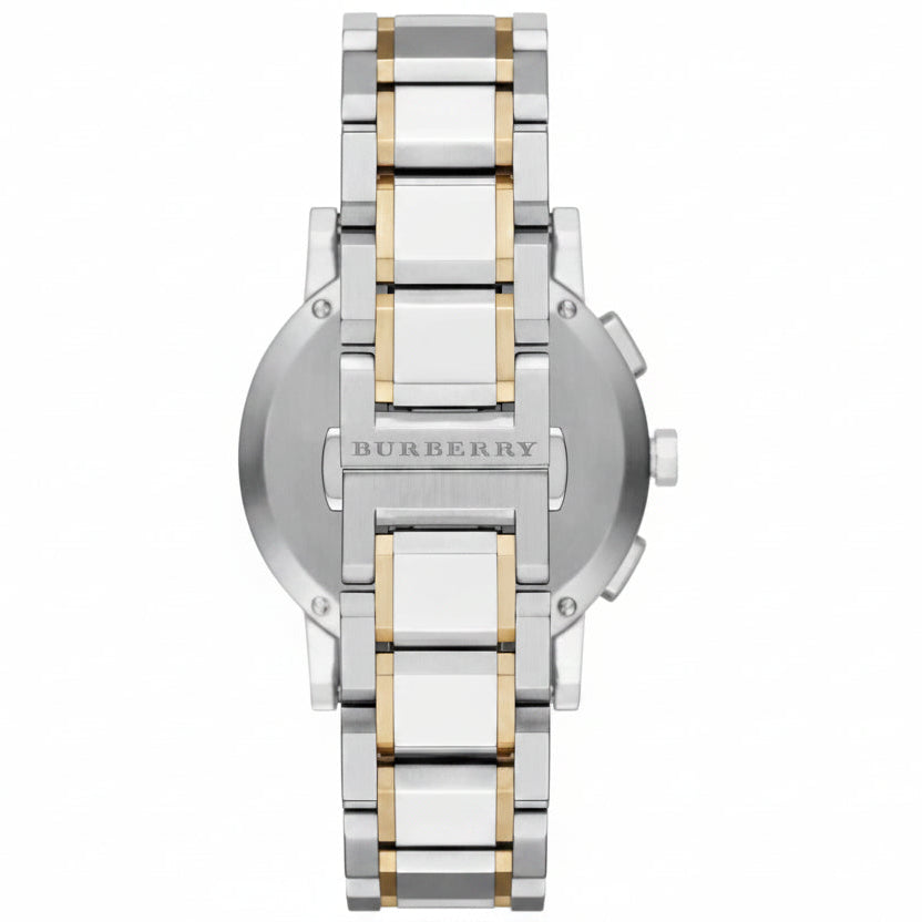 Burberry 38mm Unisex The City Two-tone Gold/Silver